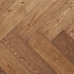 Herringbone Oak Parquet Flooring - Walnut 15/4mm