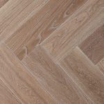 Herringbone Oak Parquet Flooring - White 15/4mm