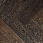 Herringbone Oak Parquet Flooring - Black Oil 15/4mm